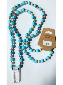 Blue Horizon Hand-Knotted Necklace