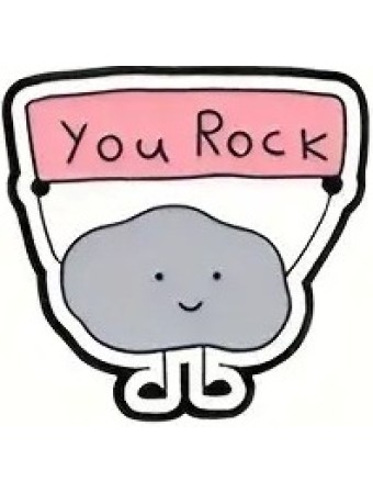 You Rock Enamel Pin
