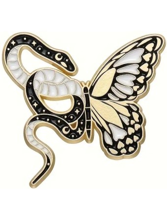Transforming Butterfly Enamel Pin