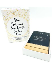 She Believed She Could So She Did Cards